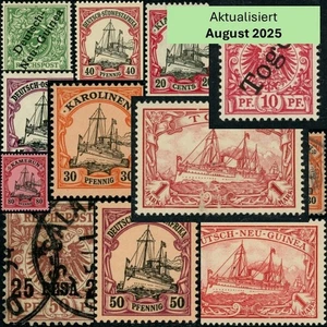Deutsche Kolonien: Postfrisch, Ungebraucht, Gestempelt Auswahl - Bild 1 von 176