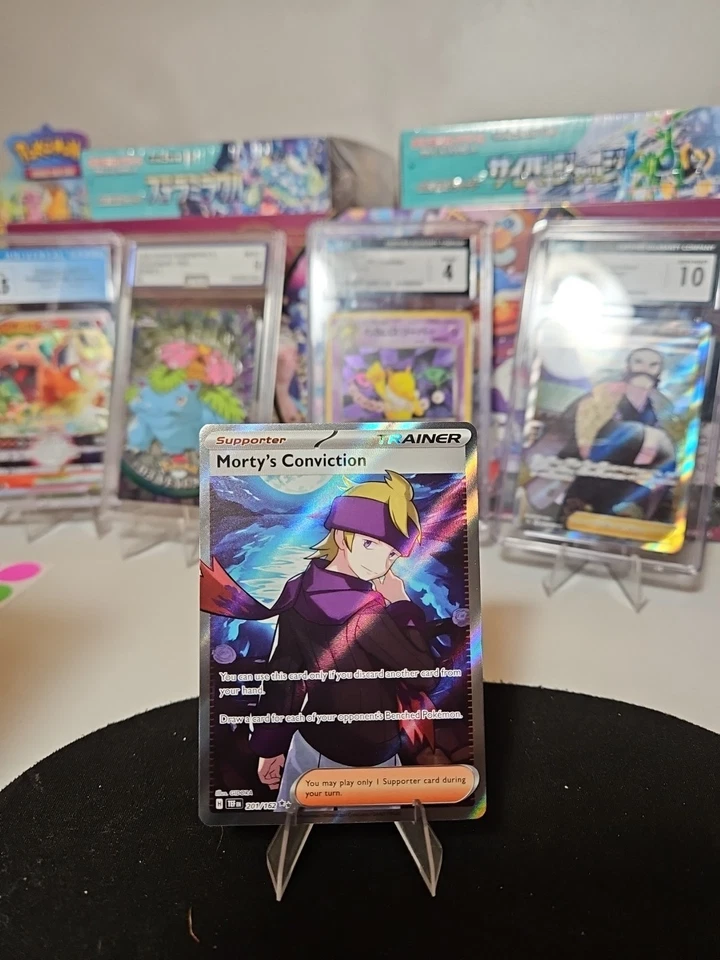 Morty's Conviction 201/162 SV05: Temporal Forces Holo Pokémon Tcg - Image 1 of 4
