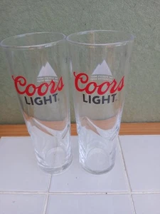 2x Coors Light Half Pint 10oz Home Bar Pub GIFT - Picture 1 of 2