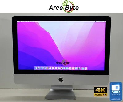 APPLE IMAC 4K 21.5" 2015 i5 3,1Ghz RAM 16GB SSD 500 GB macOS 12 MONTERAY - Immagine 1 di 4