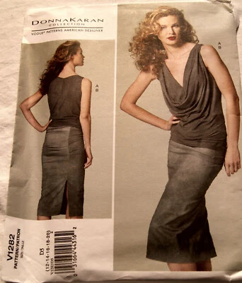 V1282 Donna Karen Collection Vogue Schnittmuster 12-14-16-18-20 - Bild 1 von 2