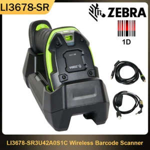 Zebra LI3678-SR3U42A0S1C Handheld Wireless Barcode Scanner Wired 1D Code Reader - Picture 1 of 7