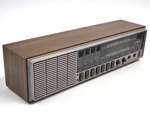 Philips 576 Vintage UKW Radio - Powers On - No Sound - Woodgrain - 220V - As Is - Bild 1 von 4