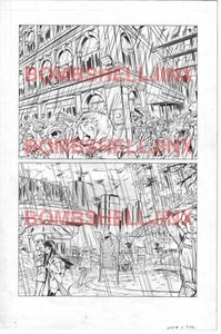 TOP COW BILD SCHLACHT DER PLANETEN #6 Seite 2 Original Kunst von WILSON TORTOSA - Bild 1 von 1