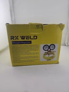 RX WELD Stickstoffregler mit 0-800 PSI Förderdruckgerät Messingeinlage - Bild 1 von 3