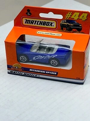 1998 MATCHBOX SUPERFAST #44 DARK BLUE MITSUBISHI 3000GT SPYDER NEW IN BOX - Image 1 of 3