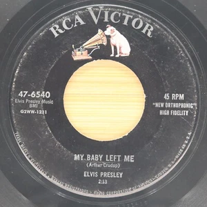 ELVIS PRESLEY - MY BABY LEFT ME / I WANT YOU, I NEED YOU, I LOVE YOU - ROCK 45 - Imagen 1 de 2