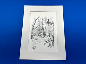Harvard University- C.M. Goff, Matted Print - Picture 1 of 1