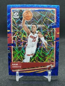 Bam Adebayo Blue Velocity Panini Donruss Optic Prizm #52 Miami Heat - Picture 1 of 2