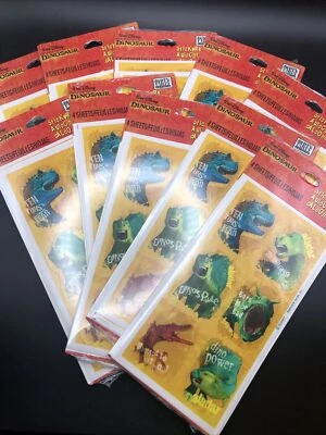 10 New Packs Disney Dinosaur Stickers 4 Sheets Ea Pack Aladar Hallmark Party - Image 1 of 4