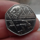 COLLECTABLE 50p COIN "GLASGOW COMMONWEALTH GAMES" FIFTY PENCE COIN 2014