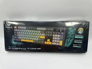 AULA F108 Pro Tri-mode LCD Display Mechanical Keyboard - Picture 1 of 2