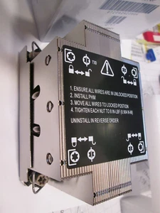 Supermicro 2U Passive CPU Heat Sink Socket LGA4189 SNK-P0078P - Picture 1 of 5