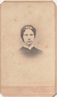 1860s Civil War Era CDV Portrait of Woman Bundy & Williams New Haven CT