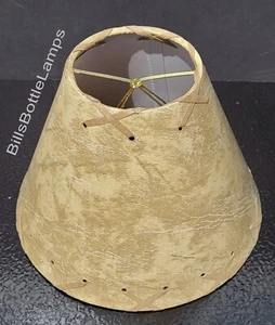 "Lámpara rústica ""Clip de bombilla"" Estilo Cuero Sintético Crujido Con Cordones SOMBRA Mesa Escritorio Luz - Imagen 1 de 9
