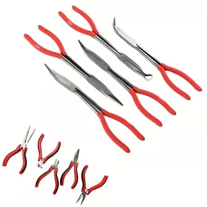 10 PC Pliers Set-Long Nose Pliers & Precision Mini Pliers - Picture 1 of 4