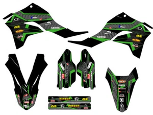2020-2023 KLX 300 R PODIUM Black Senge Graphics Kit Compatible with Kawasaki - Picture 1 of 10