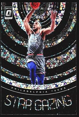 Ben Simmons Fast Break Philadelphia 76ers 2019-20 Donruss Optic NBA Card - Image 1 of 2