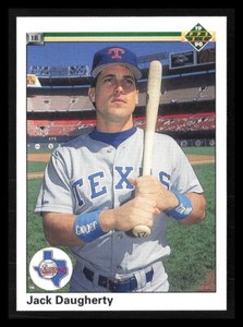 Jack Daugherty 1990 Upper Deck #614  Texas Rangers