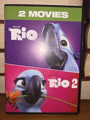 Rio & Rio 2, 2-Disc Collection (DVD, 2014) C28 - Image 1 of 4