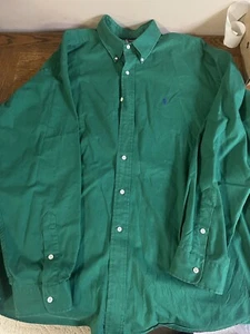 Men’s Green Ralph Lauren Blair Fit Long Sleeve Button Shirt Size 2XL - Picture 1 of 7