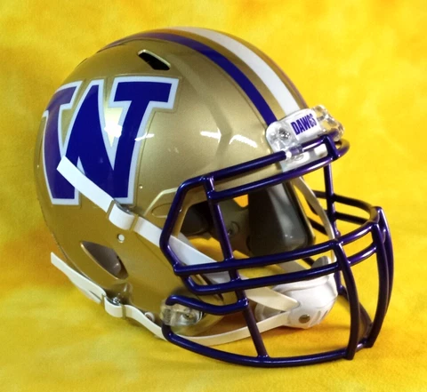 Beauty!! Washington Huskies Super custom fullsize Riddell Speed helmet lg Cover