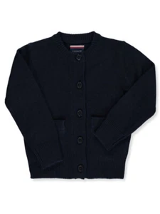 French Toast Little Girls’ Toddler Crew-Neck Welt Pocket Cardigan (Sizes 2T - - Picture 1 of 1