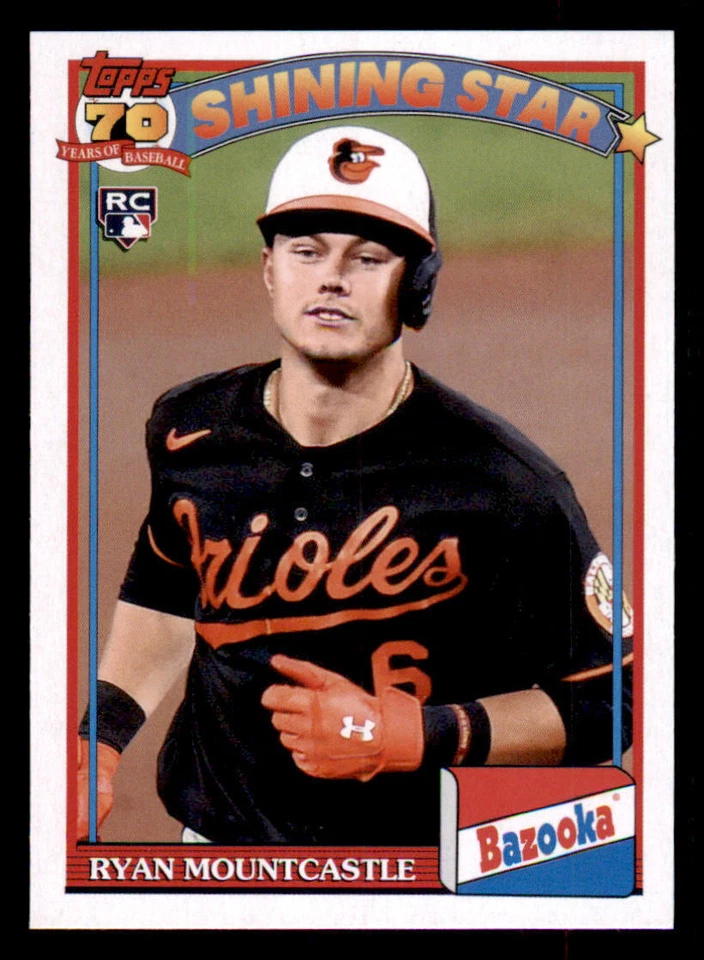 2021 Topps Archives '91 Bazooka Shining Stars #91BZ1 Ryan Mountcastle - Image 1 of 2