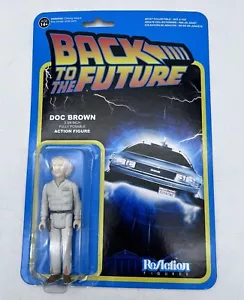 Back To The Future Doc Brown ReAction Figures Funko Super7 Unopened - Picture 1 of 4