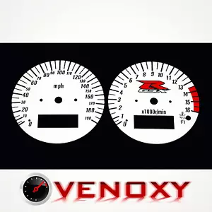 Suzuki GSX-R 750 1996-1999 Calibre Caras MPH BLANCO - Imagen 1 de 1