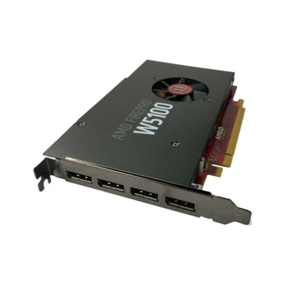 Dell AMD FirePro W5100 4GB Quad Port Workstation Video Graphics Card W2C47 - Image 1 of 4
