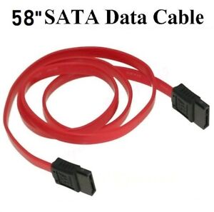 4.9ft SATA Serial ATA Cable (58-inch) 7-pin Female SATA to 7-pin Female SATA