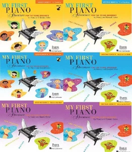 NUEVO FABER MY FIRST PIANO ADVENTURES PAQUETE DE 6 LIBRO DE LECCIONES 3 AUDIO EN LÍNEA A B, C SET - Imagen 1 de 1