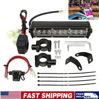 For Honda CR85R CR500R CR80R CR60R XR250R Led Headlight Light Bar Lighting Kit - Image 1 of 4