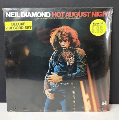 Neil Diamond - Hot August Night UNI MCA Records, 33 RPM, 2-Record Portugal - NEW - Image 1 of 4