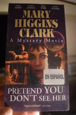 Pretend You Don't See Her VHS Mary Higgins Clark VHS (Spanish Language)BRAND NEW - Image 1 of 3