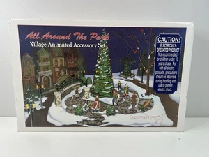 Vintage 1994 Dept 56 All Around The Park Village Animated Accessory Set - Picture 1 of 6