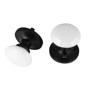 NCL White Door Knobs, Keyless Door Handles, Porcelain Door Levers, Interior B... - Picture 1 of 6