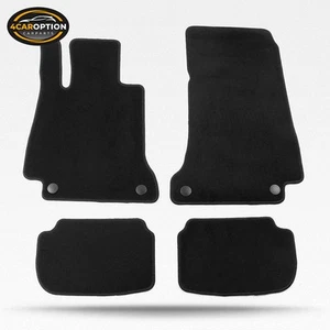 Floor Mats Fits 18-23 Benz W238 E-Class 2Dr Nylon Black Front Rear Carpets Liner - Foto 1 di 7