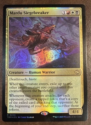 MTG - Mardu Siegebreaker - Foil - TDM 0206 - Tarkir Dragonstorm - Rare - Image 1 of 2