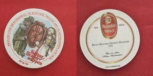 Reissdorf Bauer und Bauersfrau in Koelner Tracht Brauerei Bierdeckel Bier - Bild 1 von 1