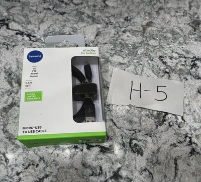 Samsung Belkin Studio 1.5m.  5ft Micro-USB Cable To USB Cable NIB - Image 1 of 2