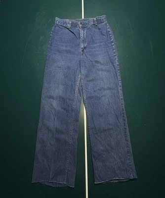 Pantalones de mezclilla vintage Levi's Plowboy talla 26x27 Farmers Mechanics and Miners Western años 70 Foto 1 de 4