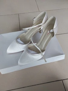 Rainbow Brautschuhe 38 / 5 Dewi White Satin - Bild 1 von 7
