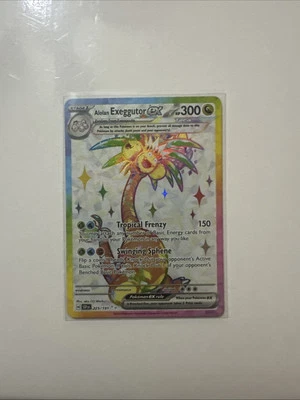 Alolan Exeggutor ex 225/191 Sv08: Surging Sparks Holo - Image 1 of 2