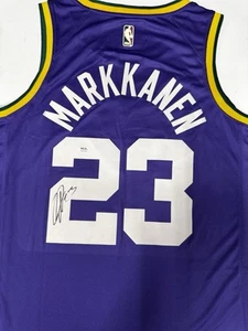 LAURI MARKKANEN signed autographed UTAH JAZZ Jersey w/ COA PSA DNA AO78320 - Picture 1 of 3