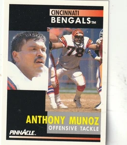 KOSTENLOSER VERSAND - NEUWERTIG - 1991 Pinnacle #167 Anthony Munoz Cincinnati Bengals - Bild 1 von 1