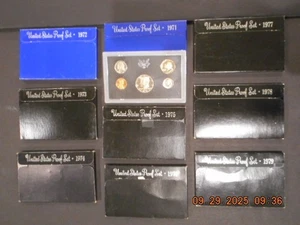 Proof Sets 1971 bis 1979 - 9 Sätze - Bild 1 von 5