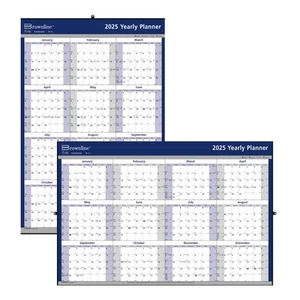 ® 2025 Yearly Reversible Wall Calendar, 12 Months, January to December, Horiz... - Picture 1 of 5