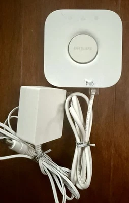 Philips Hue Bridge 2ª Generación 2.1 3241312018A con Adaptador de Corriente - Blanco Foto 1 de 3